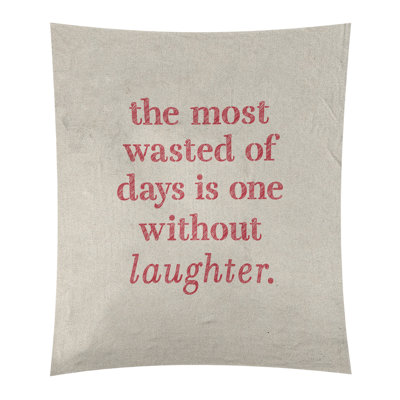 Tapisserie en polyester pour citation de rire