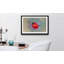 Streetart Ladybug - Single Picture Frame Print-504981494