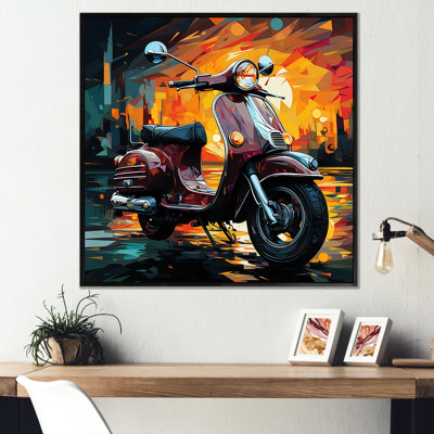 " Pop Art Scooter Commute II "