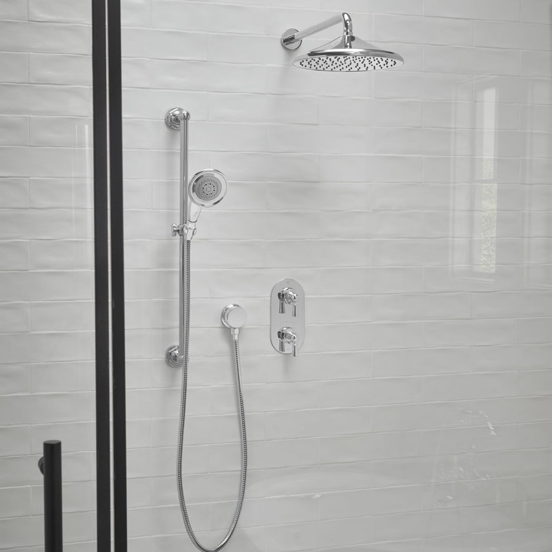 Oak Hill Personal Shower Set With Handshower, Polished Chrome