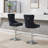 Baldock 2PC Swivel Adjustable Height Barstools,Modern Upholstered Stools with Tufted Back-266020447