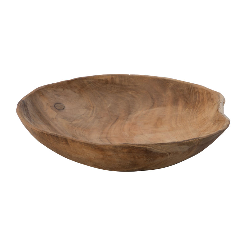 Millwood Pines Aayanah Teak Serving Bowl
