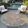 Machine Washable Indoor/Outdoor Claudian ACN1236 Brown Rug