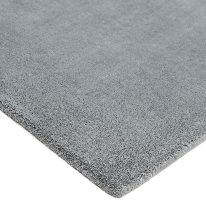 Harbor Hand Knotted Wool Area Rug in Charcoal, Rectangle 8' x 10'