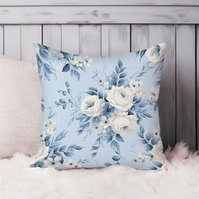 Floral Winter Blue Flowers XI Shabby Elegance