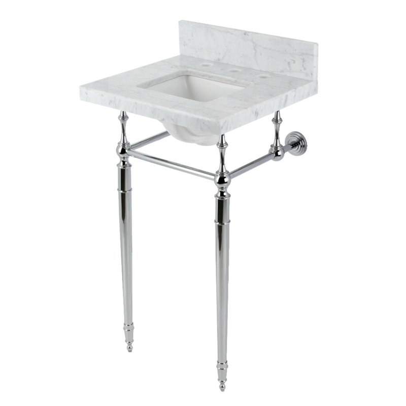 Lavabo de salle de bain rectangulaire Edwardian
