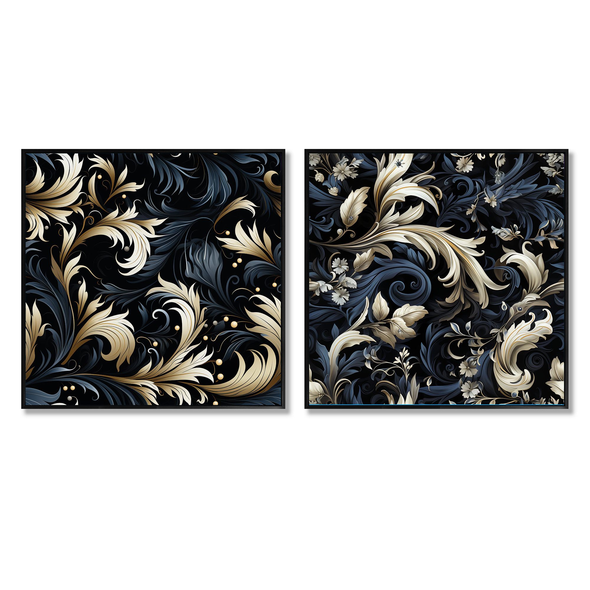 Lark Manor Centauree - Abstract Shapes Square Collage Set Of 2 ...