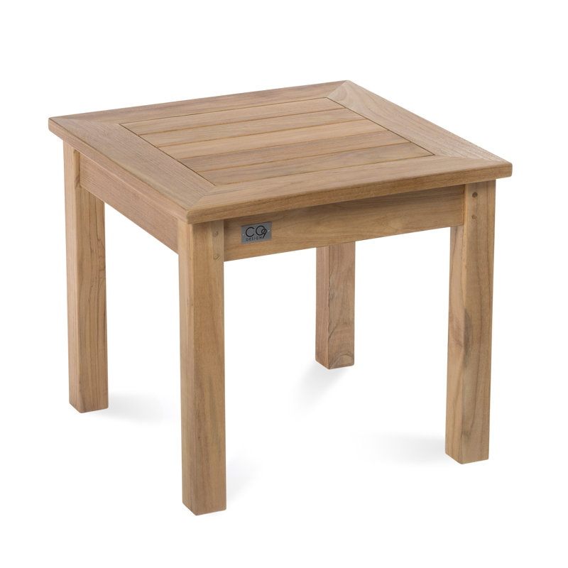 Essential Outdoor Square Teak Side Table
