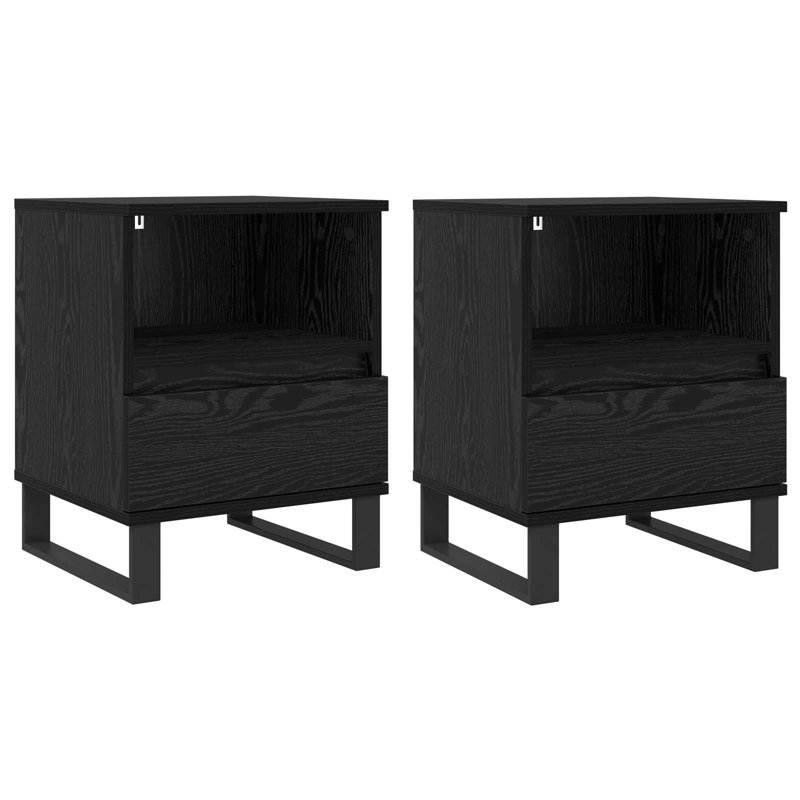 40cm W Manufactured Wood Bedside Table
