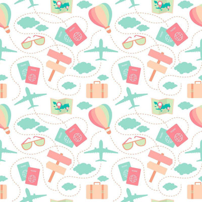Travel Peel & Stick Wallpaper N013263