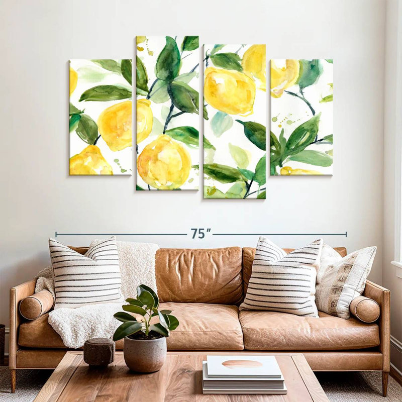 Yarlin Lemony Branches, 42" H x 68" W