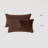 Shitake Velvet Pillow Cover Brown