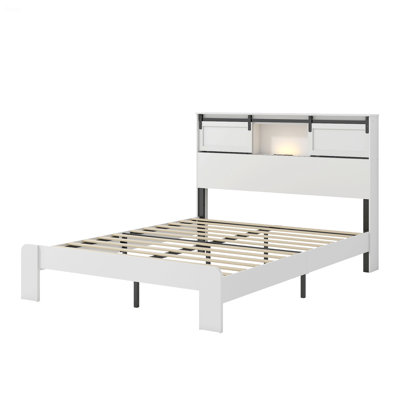 Bed Frame With Charging Station
