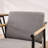 Modern Upholstered Dining Chair With Armrests And Backrest, Stylish Dining Chair With Removable Upholstery-1935926071
