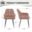 Chenille Fabric Dining Chair-667873212