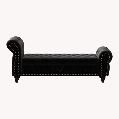 64.5"Indoor Chaise Lounge with Storage