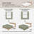 Bedsure Quilts - Lightweight Bedspreads with Lucky Star Quilting, Soft Quilt Bedding Set-124979726-124979725