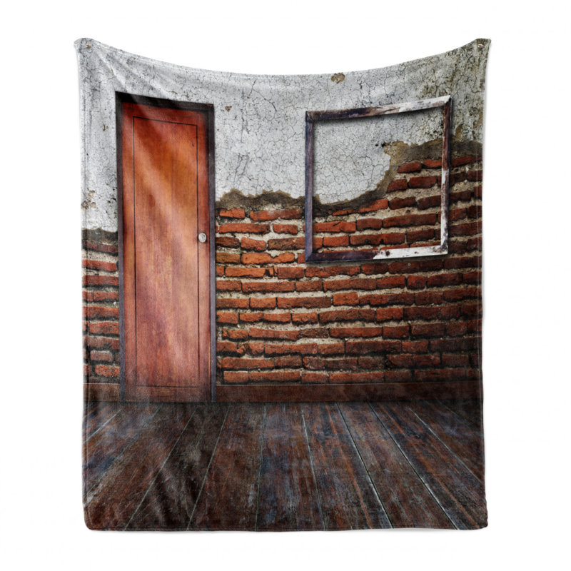 Hand Woven Throw Blanket, 70" W x 90" L