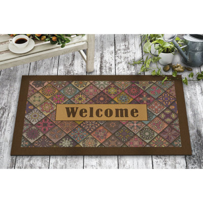27,56 po x 17,7 po tapis de porte extérieur antidérapant Kasota