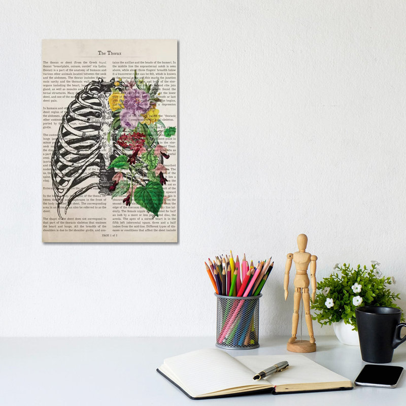 The Thorax by Aged Pixel - Wrapped Canvas Print, 20.32 cm H x 30.48 cm W x 1.91 cm D