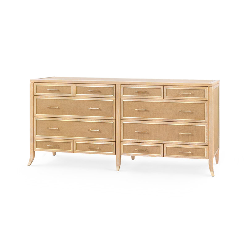 Paulina 12 - Drawer Dresser, Natural