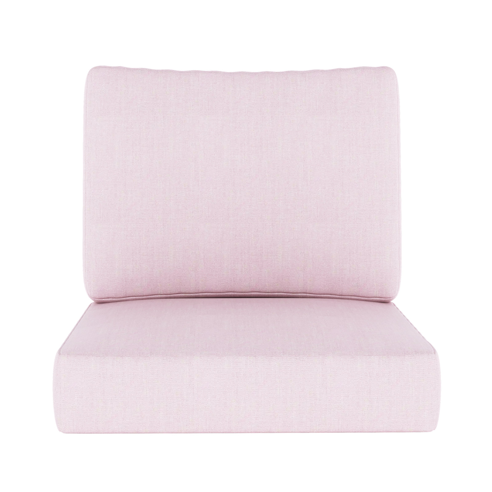 Outdoor Sunbrella Seat/Back Cushion, Sunbrella® Play Cameo