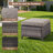 Wicker Outdoor Ottomans for Patio Set of 2 Rattan Footstools w/Removable Cushions-1160818652-1160818655