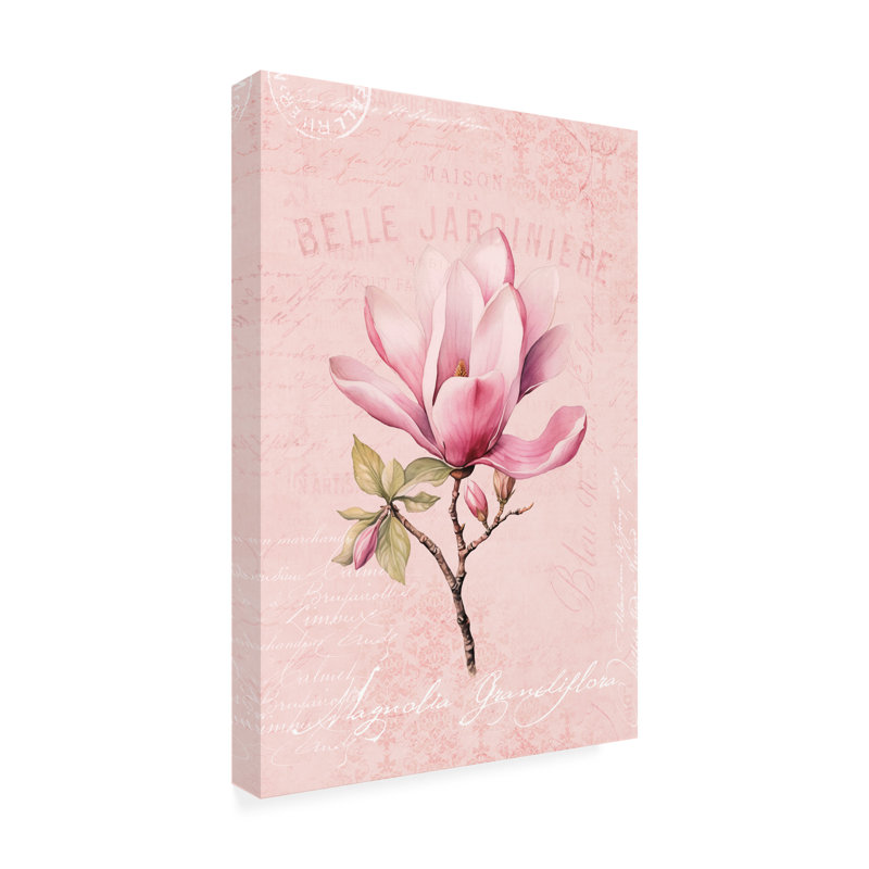 Magnolia rose n ° 1, H 47 po x l 30 po x P 2 po