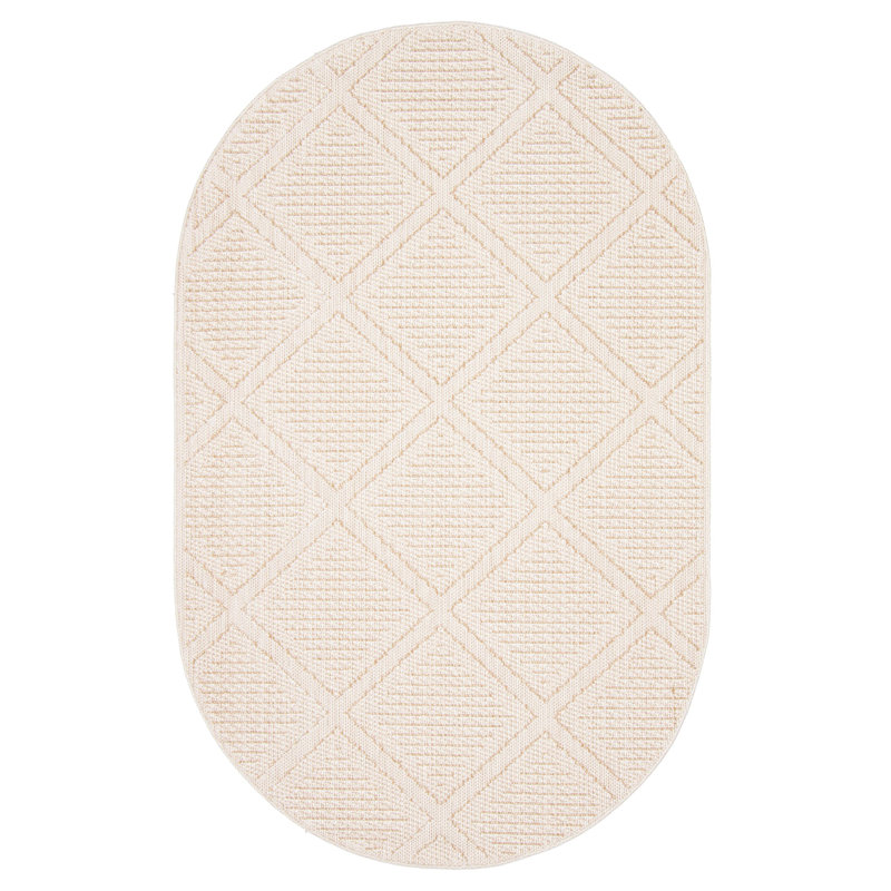 Aref Abstract Indoor Rug, Oval 8' x 10'