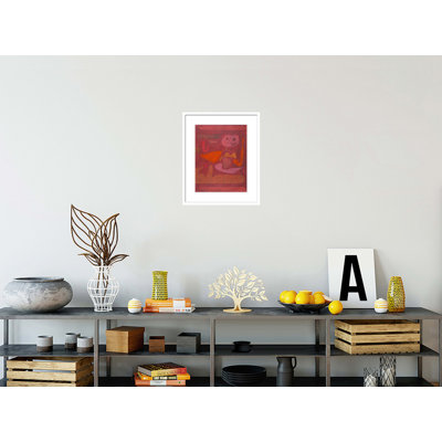 «The Man of Confusion» par Paul Klee - Reproduction giclée encadrée