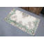 Tapis traditionnel turc à motif floral avec un mélange harmonieux de tons de beige et de turquoise
