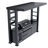108-Inch 6-Burner 85000 BTU Deluxe Stainless Steel Gas Outdoor Kitchen Bar Barbecue Island Grill  + Wine Cooler Compact Refrigerator + Rotisserie + Granite Countertops + Storage Cabinets & Drawers-1763038