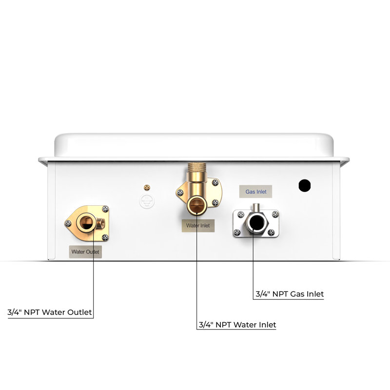 Eccotemp Builder Grade 6.0 GPM Tankless Water Heater, Liquid Propane