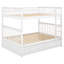 Lit double superposé au dessus d'un lit double avec tiroirs, lits convertibles, blanc-1720622373-1720622372