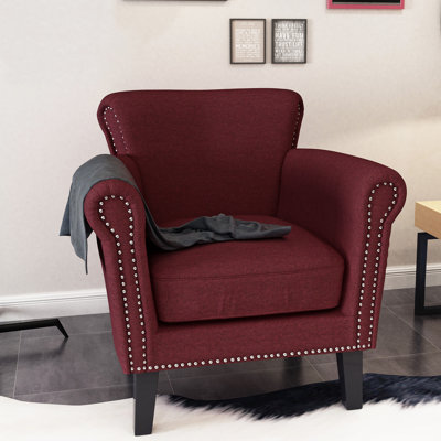 Fauteuil en polyester de 29,5 po Hannon