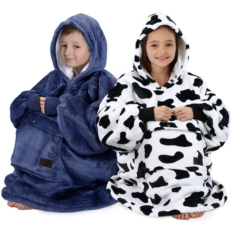 Sweat à capuche pour enfants Catalonia, Bleu foncé