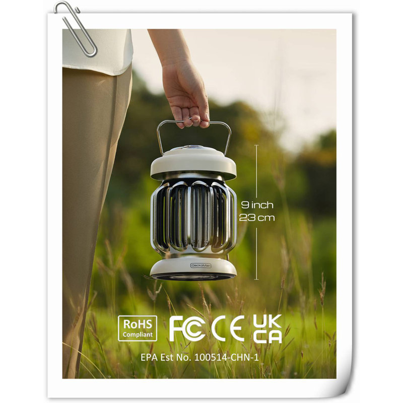 Lampe de travail à DEL intégrée à pile 9 po