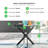 Tierra Luxury Metal and Glass Round Dining Table - Modern Statement Design-88900951-88900953