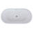 LIDO 66" Freestanding Soaking Solid Surface Bathtub-101574022