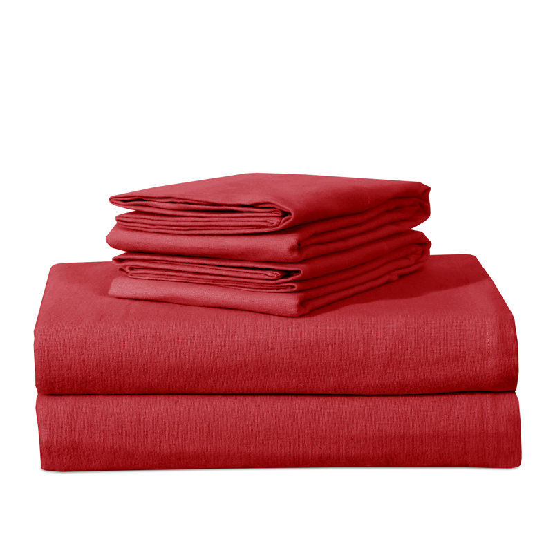 Feathery Flannel Sheet Set, Charcoal, Cal.King Sheet Set + Fitted Sheet + Pillowcase