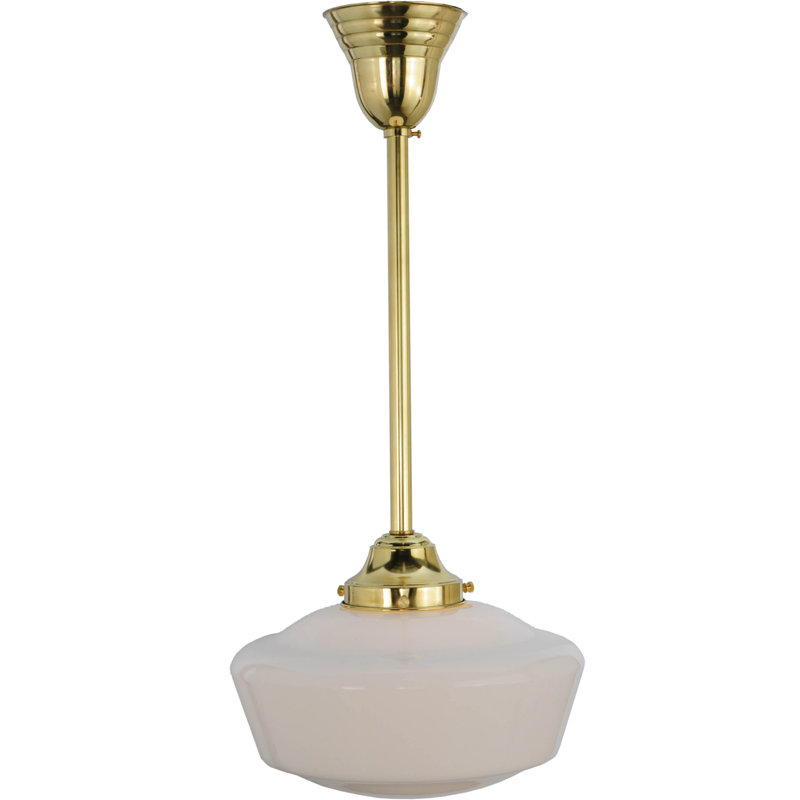 Luminaire suspendu simple à 1 lumière