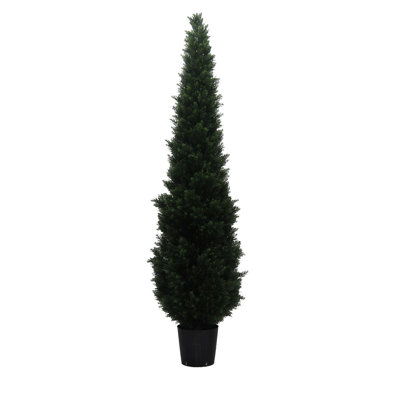 Yarbro Faux Foliage Topiary in Pot