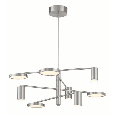 Lustre linéaire moderne à 8 lumières Helston