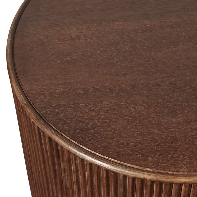 Gabriella Side Table, Dark Brown