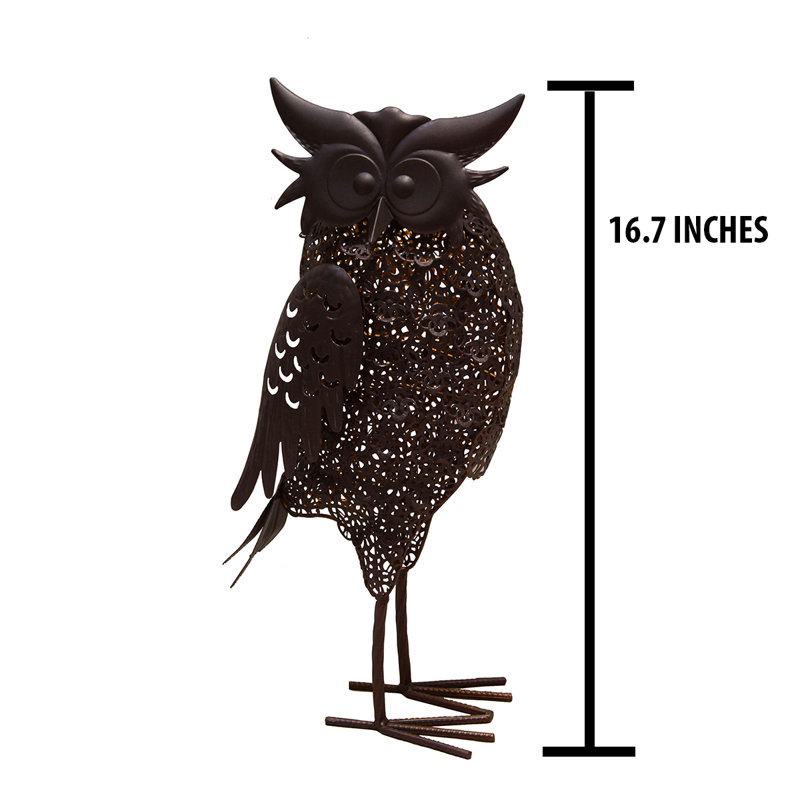 Éclairage de sentier à énergie solaire Hassen Owl