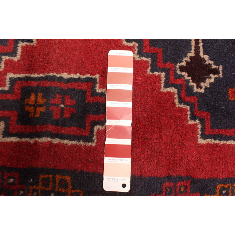 Rizbaft Red Rug 3'8" x 6'9"