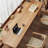 Brown Rectangular Solid Wood desk-1370781207