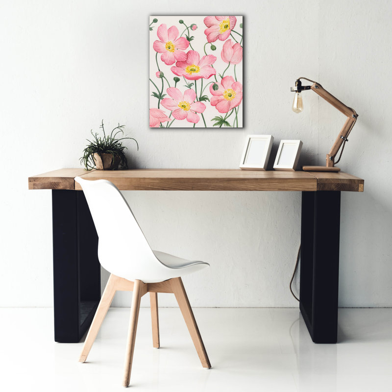  «Sidewalk Anemones 2» par Grace Popp, art mural sur toile, 20 po x 24 po, H 24 po x l 20 po
