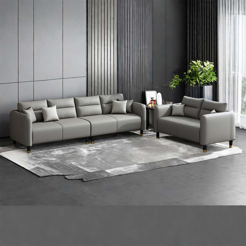 Ensemble de salon en faux cuir Monsita
