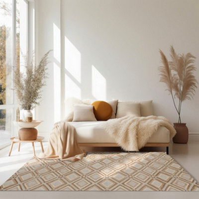 Wool Geometric Area Rug